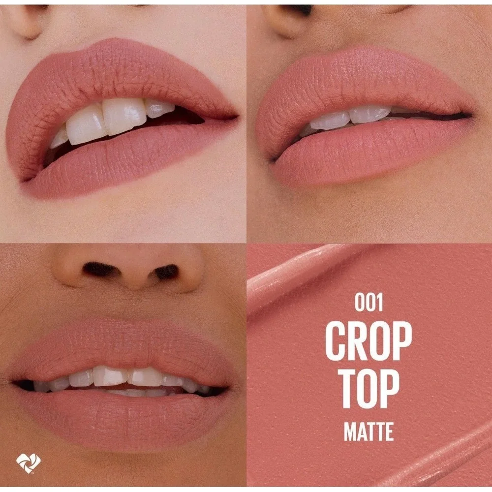 Maybelline New York Lipstick 001 Crop‎ Top Matte Mat